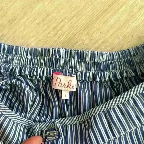 Parker Off the Shoulder Striped Top size small - Picture 8 of 8